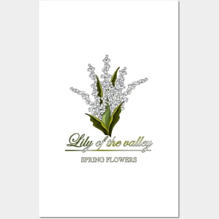 Lily of the Valley - Spring bouquet of the Lilies of the Valley Posters and Art